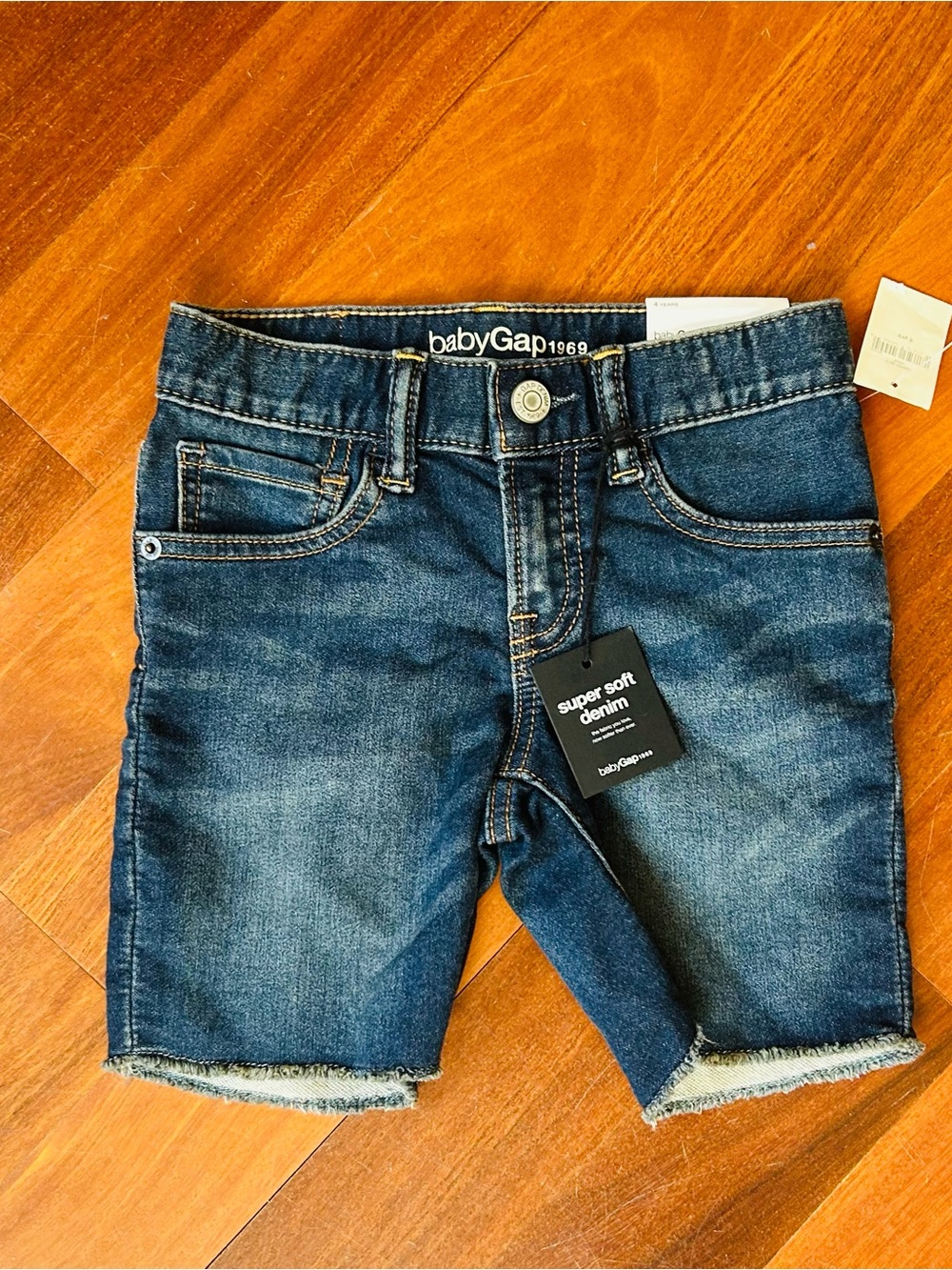 GAP BabyGap Dark Blue Denim Shorts